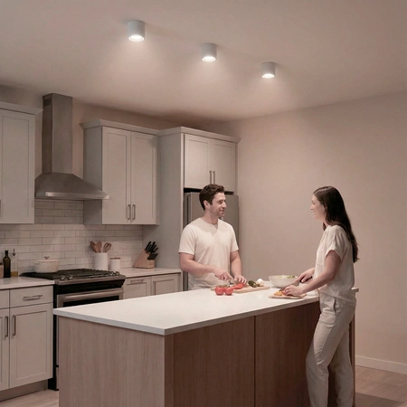 Povrchové svietidlo HALOGEN SUNLA Tuba Gx53 LED Spot Wall lamp Cylinder White LUMILED