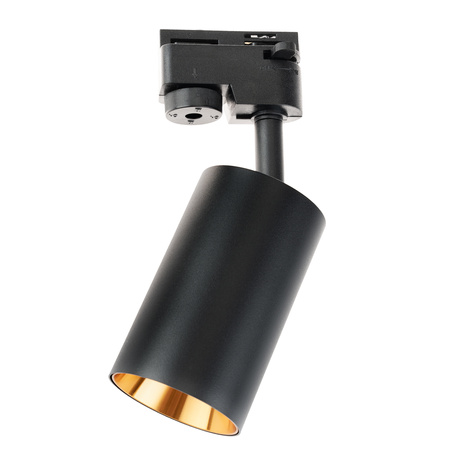 Sada osvetľovacích prípojníc 1m + 3x SAGI GU10 Black Gold LUMILED reflektor