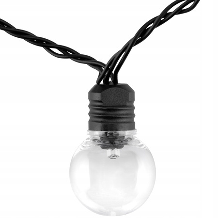 Záhradná vonkajšia svetelná reťaz Girland 8m 50x LED 3000K NESSA LUMILED