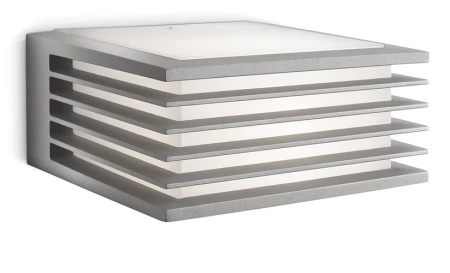 Záhradná nástenná lampa Vonkajšia E27 IP44 Sivé tienidlá Philips