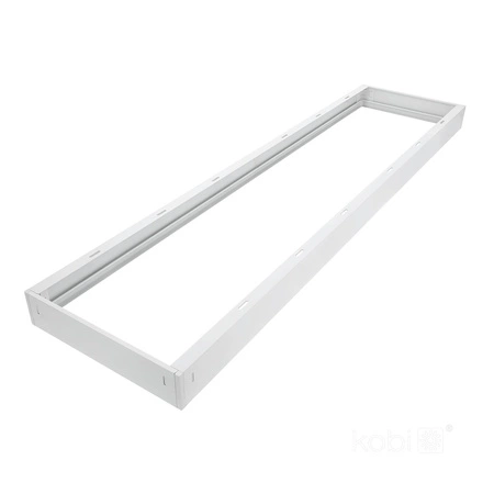 Rámček na povrchovú montáž 63 mm pre LED panel 30x120 cm Klik White Kobi