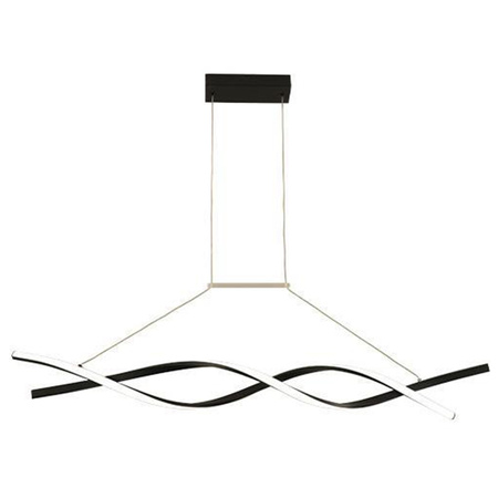 Stropné závesné svetlo LED 33W 2150lm 4000K Neutral Black Matte Kono Masterled