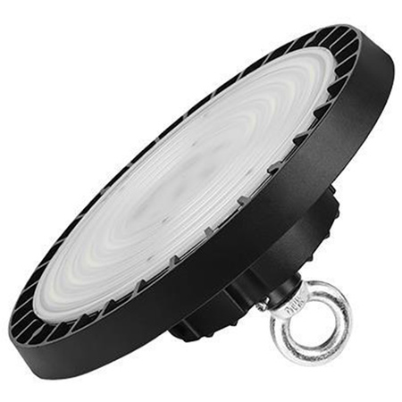 LED High Bay priemyselné závesné svietidlo 200W 5000K studené 90° stmievateľné čierne IP65 Masterled