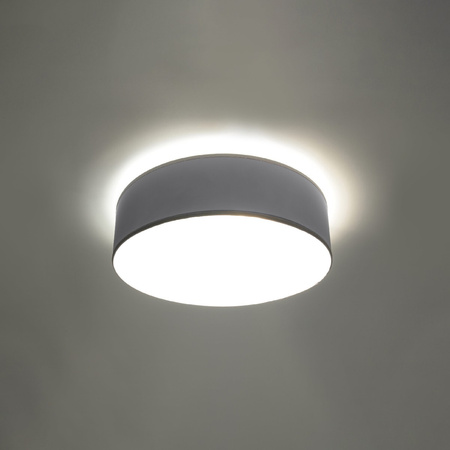 Stropné svietidlo Plafond 2x E27 Round Grey Minimalist Arena Sollux