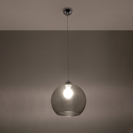 Stropné závesné svietidlo Hanging Ball E27 Round Graphite Minimalist Ball Sollux