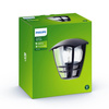 Záhradné nástenné svietidlo Vonkajšia lampa E27 IP44 Black Creek Philips