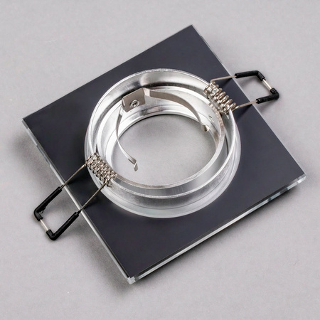 ARIAN MR16 GU10 LUMILED štvorcové pohyblivé halogénové stropné svietidlo čierne