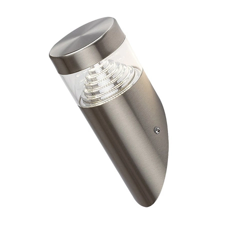 Vonkajšie záhradné svietidlo LED fasádne nástenné svietidlo 7W 560lm 4000K IP54 Silver Modern Lisbon Rabalux