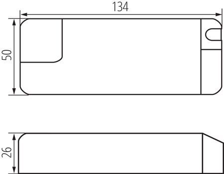 Napájací zdroj LED ovládača 29,4 W 0,7 A biely TIBERI KANLUX