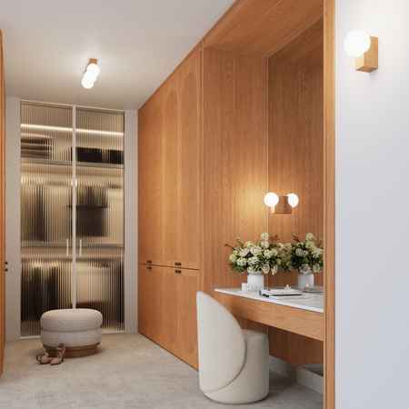 Stropné svietidlo 3x G9 prírodné drevo BULBO Peach Puff SL.1684 Sollux