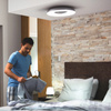 Plafond LED stropné svietidlo na povrchovú montáž 22,5W 2500lm IP20 White Ambiance TW Aluminium 39cm Smart SMART Zigbee Bluetooth Still Philips HUE
