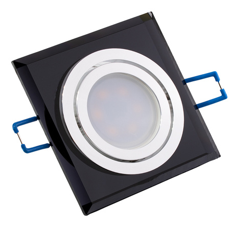 ARIAN MR16 GU10 LUMILED štvorcové pohyblivé halogénové stropné svietidlo čierne