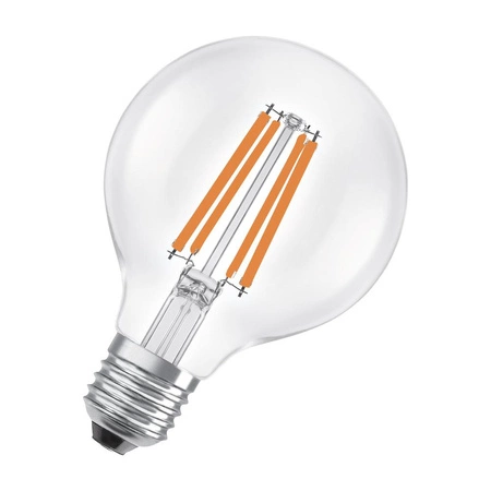 LED žiarovka G80 Sphere E27 2,2W = 40W 470lm 2700K teplá biela 330° Filament CLASSIC ENERGY EFFICIENCY Osram
