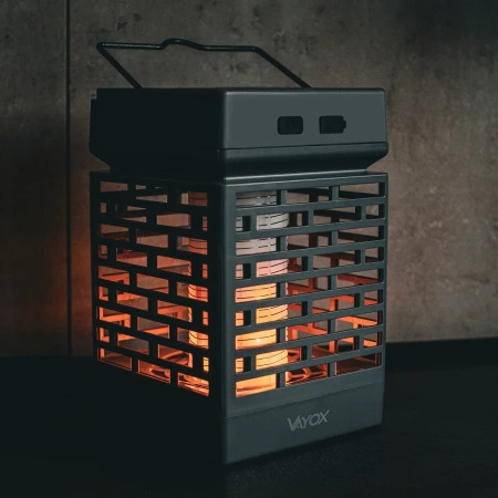 Elektrická UV solárna insekticídna pasca Lucerna 2v1 5W na muchy komáre hmyz VAYOX