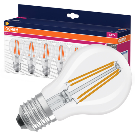 6x LED žiarovka A60 E27 6,5W = 60W 806lm 2700K teplá biela 300° VALUE CLASSIC Osram