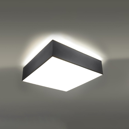 Stropné svietidlo Plafond 2x E27 Square Grey Minimalist Horus Sollux
