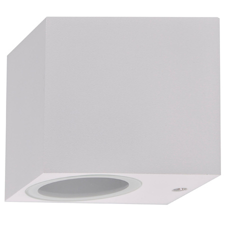 Nástenné vonkajšie fasádne svietidlo GU10 White IP44 Boston Sanico Goldlux