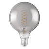 Dekoratívna LED žiarovka G125 Sphere E27 7,8W = 30W 360lm 1800K teplá biela 320° Smoke Filament Dimmable Vintage 1906 Osram