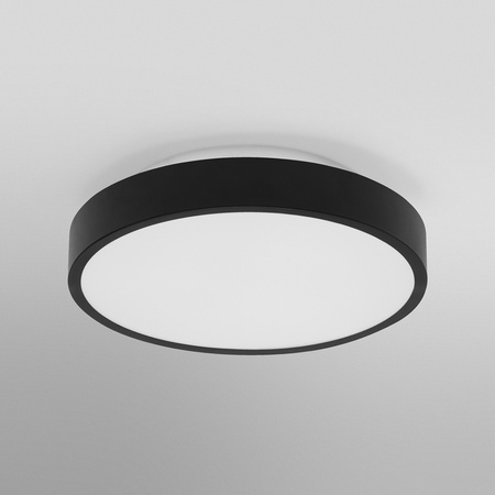 Plafond LED svietidlo na povrchovú montáž 28W 1400lm RGB CCT so stmievateľným podsvietením 35cm čierne SMART+ WiFi Orbis Ledvance