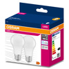 2x LED žiarovka A60 E27 8W = 60W 806lm 6500K studená biela 150° VALUE CLASSIC Osram