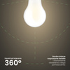 LED žiarovka E27 A60 4W = 60W 840lm 4000lm neutrálna biela 360° sklenené vlákno ALS LUMILED