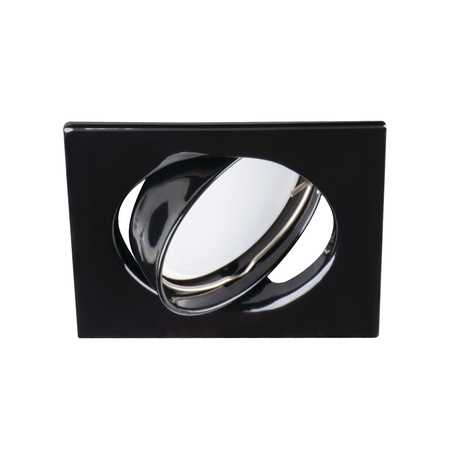 Sada 3x LED svietidlo GU10 10W 3000K, teplá biela Square Black Tribis Kanlux