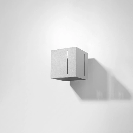 Nástenné svietidlo Wall Cube G9 Square Grey Modern Pixar Sollux