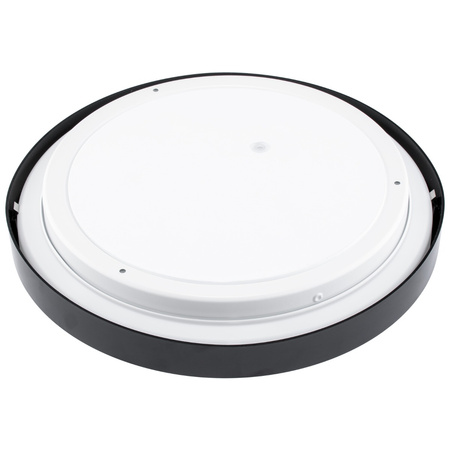 LED stropné svietidlo do kúpeľne Povrchová montáž 18W 4000K IP44 ZOE Black 30cm