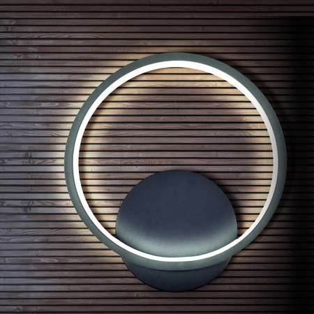 Nástenné svietidlo LED 11,5W 700lm 4000K neutrálna biela čierny ROMAN Sanico Goldlux