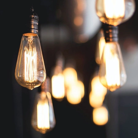 LED žiarovka E27 ST64 Edison 6W = 44W 550lm 2200K teplá biela 360° FILAMENT Amber Dimmable Videx