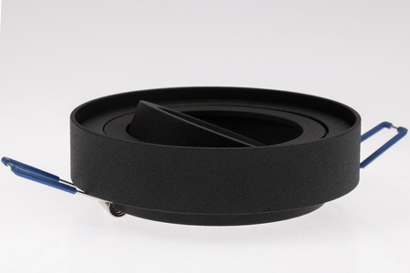 Set HALOGEN TUBE Spot Movable MIDI GU10 Round Black 20mm + LED GU10 6W 3000K LUMILED