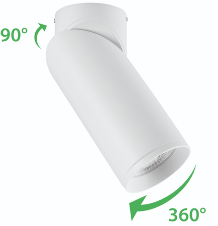 SPOT TUBA Reflektor Stropné svetlo 1x GU10 TABULA LUMILED