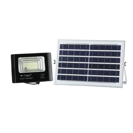LED reflektor 12W 4000K IP65 + solárny panel s diaľkovým ovládaním VT-25W V-TAC