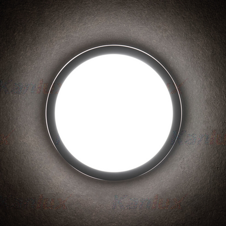 Plafond LED stropné svietidlo 24W 1920lm 4000K, neutrálna biela IP54 povrchová montáž grafitová BENO KANLUX