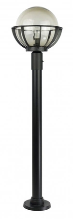 Su-Ma Vonkajšia stojaca guľová záhradná lampa s košom 250 K 5002/1/KPO 250 E27 130cm Su-Ma