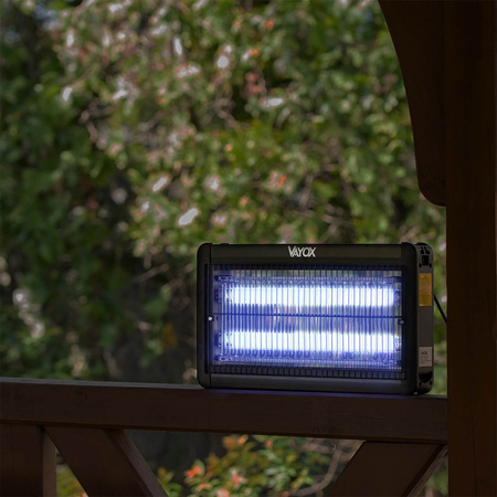 Elektrická insekticídna lampa 100m2 20W na muchy komáre hmyz VAYOX
