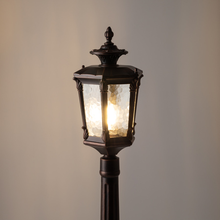 Záhradné svietidlo vonkajšie stojace E27 medené vodotesné IP44 AMUR 4694 Nowodvorski