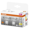 2x LED PAR16 reflektor GU10 2,6W = 35W 230lm 2700K, teplá biela 36° STAR Osram