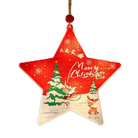 LED prívesok na vianočný stromček 2700K teplá biela Star 11,5 cm Masterled