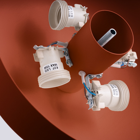 LED stropné svietidlo 4x E27 Ochre Red OMIQ Crimson SL.1681 Sollux