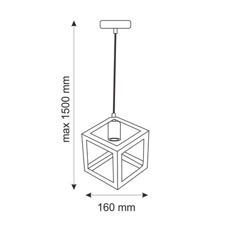 Stropné závesné svietidlo Dekoratívne závesné svietidlo E27 biele Švédsko Sanico Goldlux
