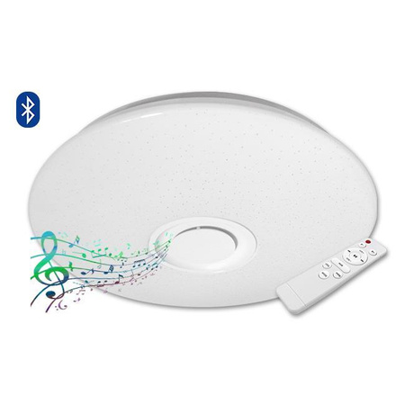 Plafond LED stropné svietidlo na povrchovú montáž 5W 5400lm 3000-6500K CCT RGB 160° stmievateľné Pilot Round White Porto Masterled