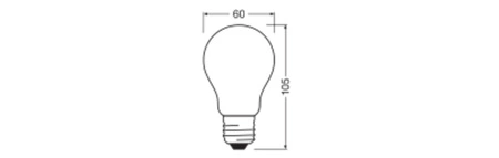 LED žiarovka E27 A60 3,4W = 40W 470lm 2700K teplá biela 300° STAR CLASSIC Osram