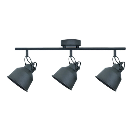 Nástenné a stropné bodové svietidlo 3x E14 Black NIKO Sanico Goldlux