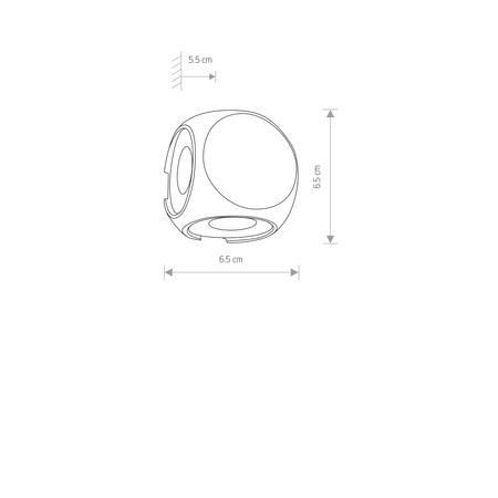 Vonkajšie záhradné svietidlo Vonkajšie nástenné svietidlo LEDpovrchovou montážou 4W 320lm 3000K, teplá biela čierny Vodotesné IP54 Moderné PATRAS 9115 Nowodvorski