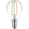 LED žiarovka E14 guľka P45 2W = 25W 250lm 2700K teplá biela FILAMENT LED Classic Philips