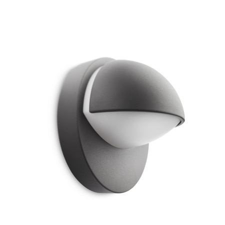 Záhradné nástenné svietidlo Vonkajšie fasádne svietidlo E27 IP44 Antracitový jún Philips