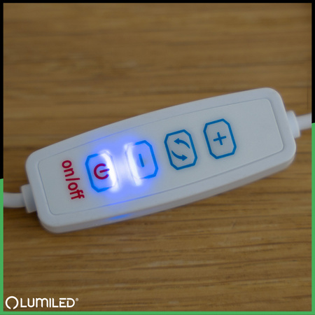 Stolná lampa LED 8W CCT kresliaca stolová lampa 3x zväčšovacie sklo LUCA 2 biela LUMILED