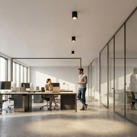 Stropné svietidlo APUS 13 Spot TUBA čierna E27