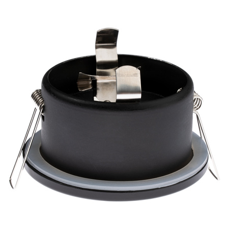 LED MR16 kruhové zapustené halogénové svietidlo čierne AQUS Lumiled